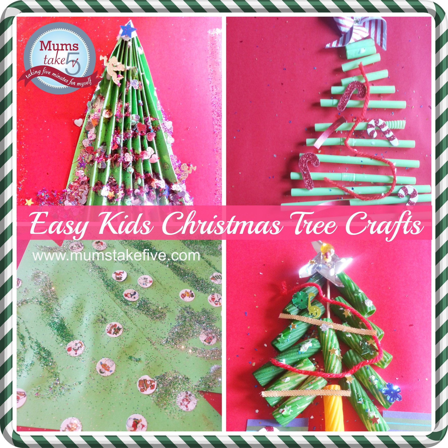 Quick Christmas Crafts
 Simple Christmas Tree Crafts for Young Kids