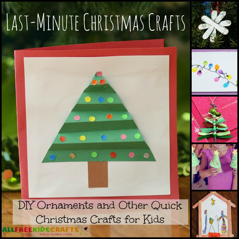 Quick Christmas Crafts
 Last Minute Christmas Crafts 20 DIY Ornaments and Other
