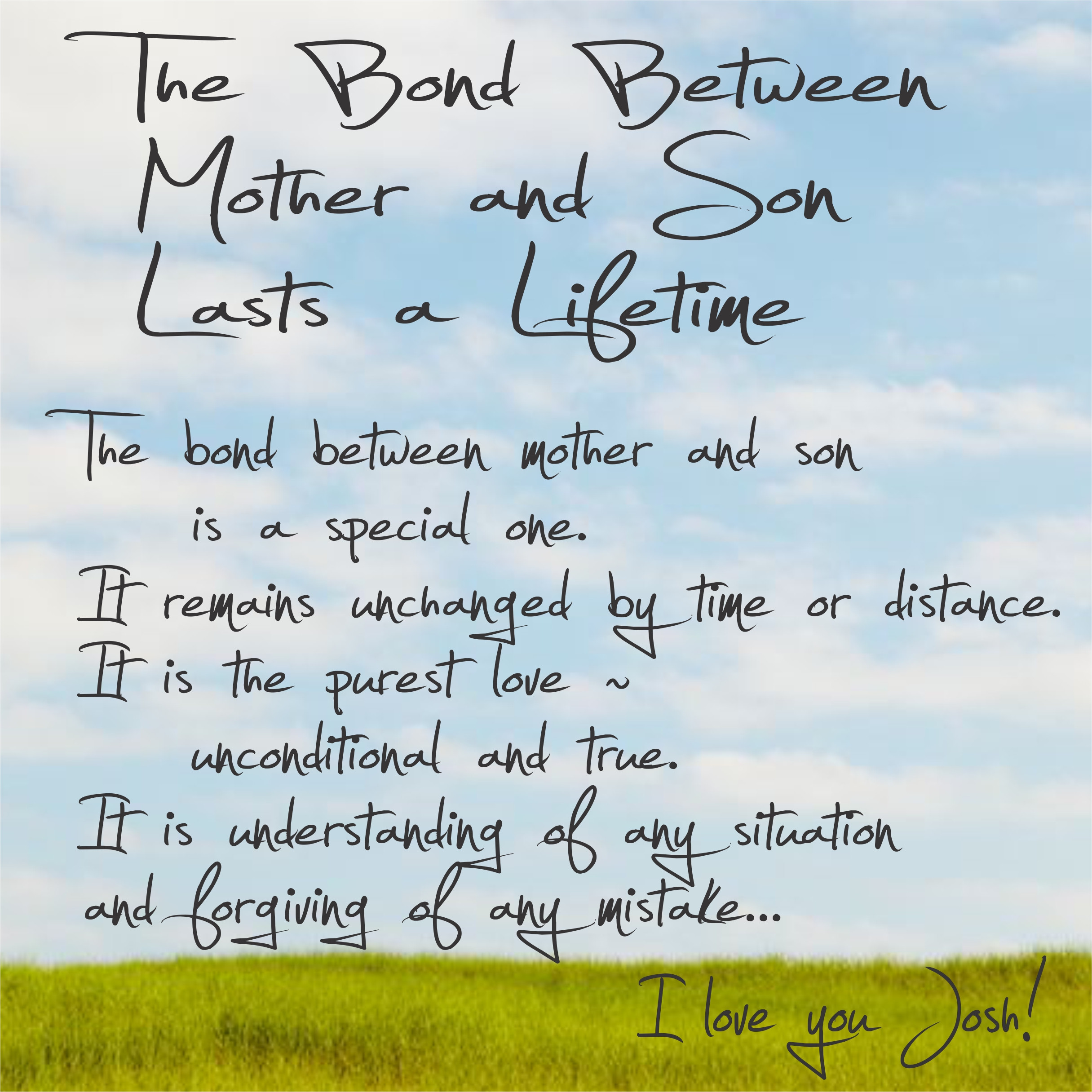Quote About Mother And Son Bond
 Mother Son Bond Quotes QuotesGram