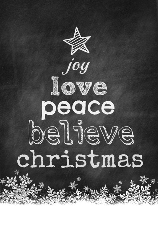 Quotes About Christmas Trees
 Ginger Snap Crafts chalkboard Christmas free