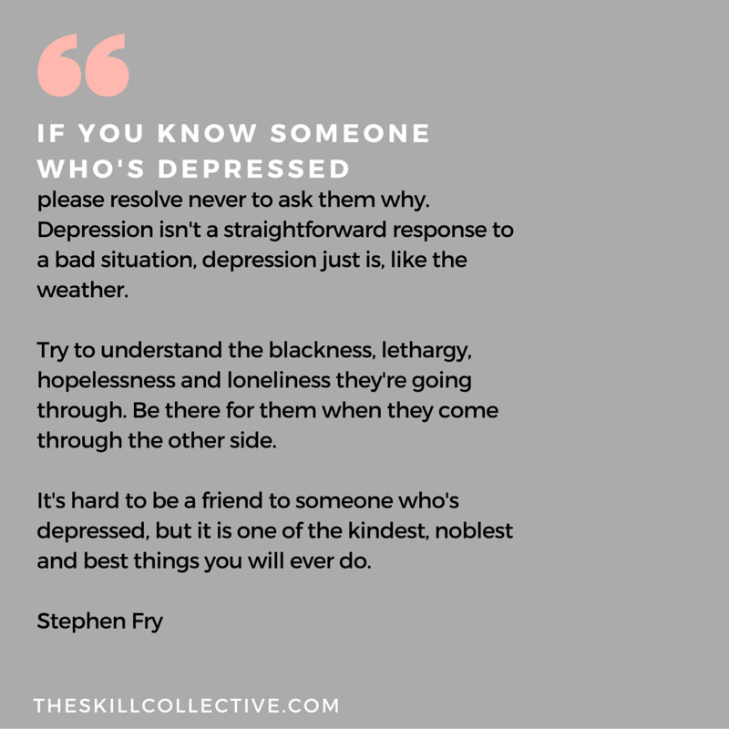 Quotes For Someone Who Is Sad
 Quote of the day If you know someone who s depressed