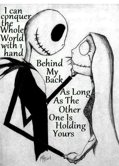 Quotes From The Nightmare Before Christmas
 Jack and Sally Nightmare before Christmas