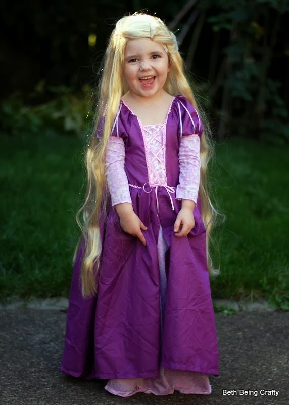 Rapunzel Costume DIY
 Beth Being Crafty DIY Rapunzel Halloween Costume 2013