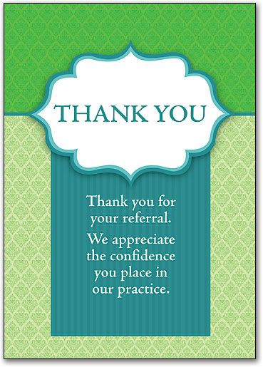 Referral Thank You Gift Ideas
 thank you for referral note Google Search