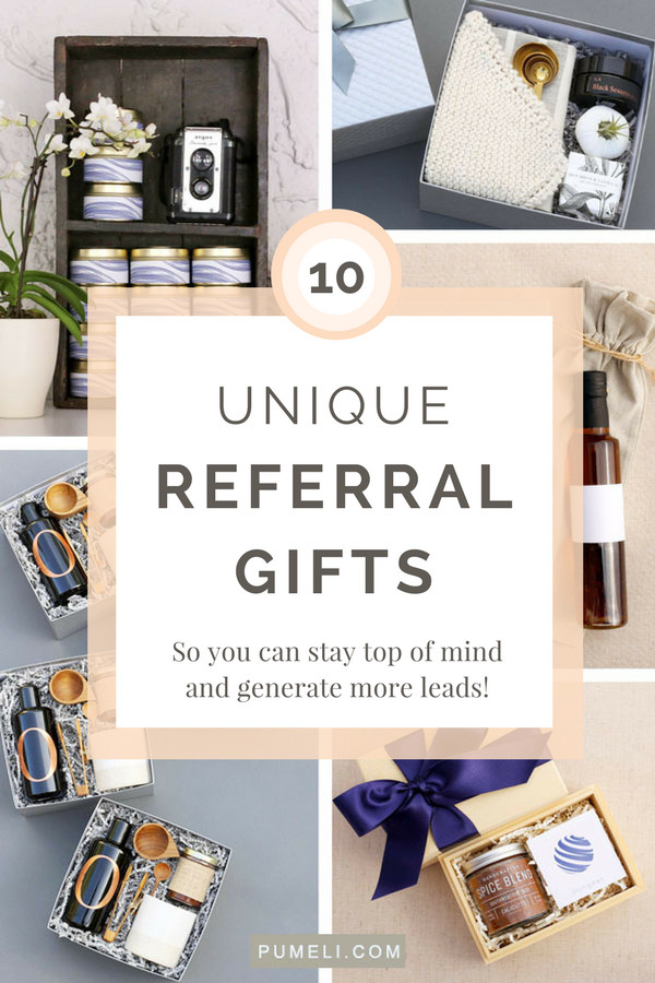 Referral Thank You Gift Ideas
 Referral Marketing Program 10 Effective Thank You Gifts