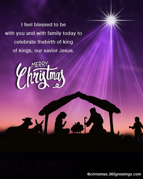 Religious Christmas Card Quotes
 Christian Christmas Cards with Messages and Wishes