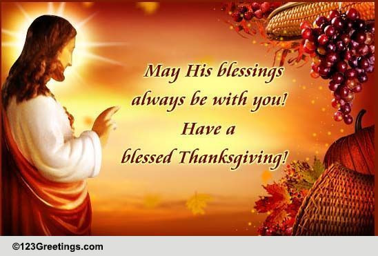 Religious Thanksgiving Quotes
 Thanksgiving Bible Quote Free Happy Thanksgiving eCards