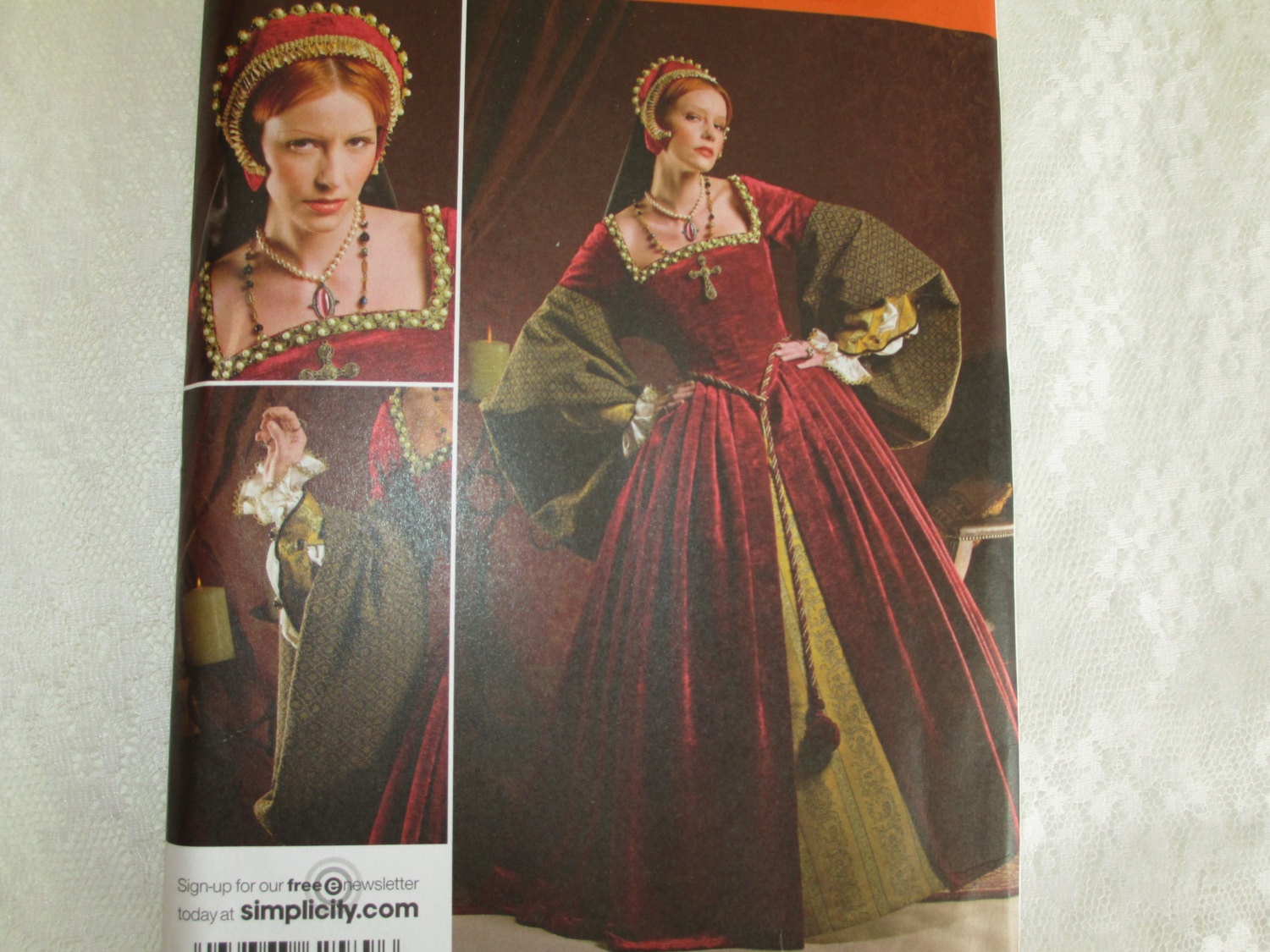 Renaissance Costumes DIY
 Diy Sewing Pattern Simplicity 2589 Renaissance Dress Costume