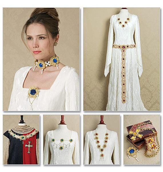 Renaissance Costumes DIY
 Diy Sewing Pattern Butterick 5508 Renaissance Costume Jewelry