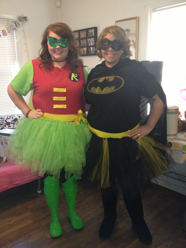 Robin Costume DIY
 Our homemade mostly Batgirl and Robin Halloween costumes