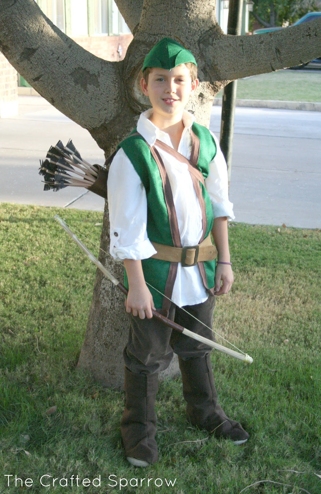 Robin Costume DIY
 Robin Hood & Little John Halloween 2012
