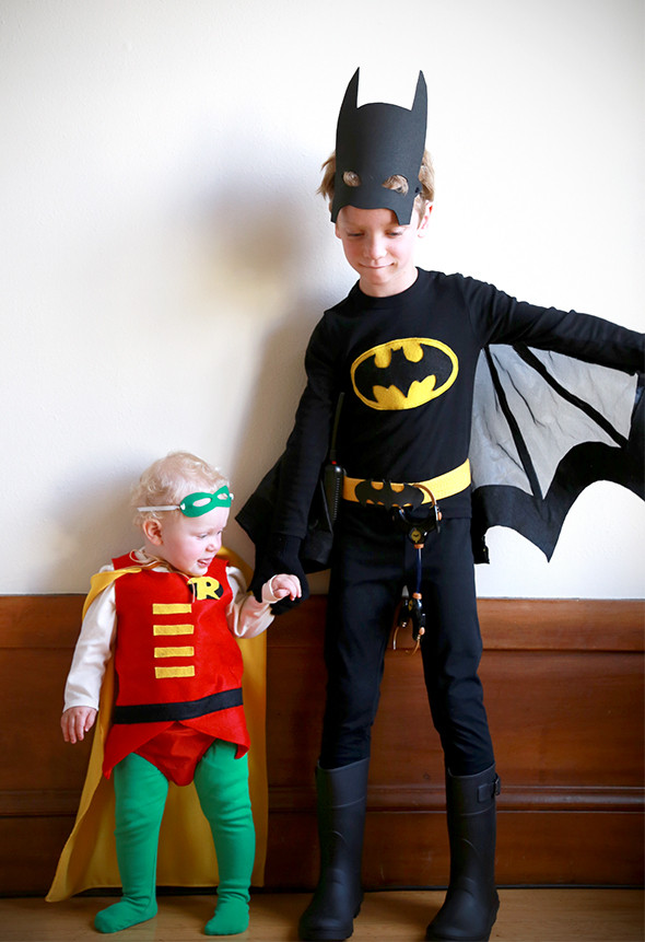 Robin Costume DIY
 Batman and Robin Costumes Say Yes