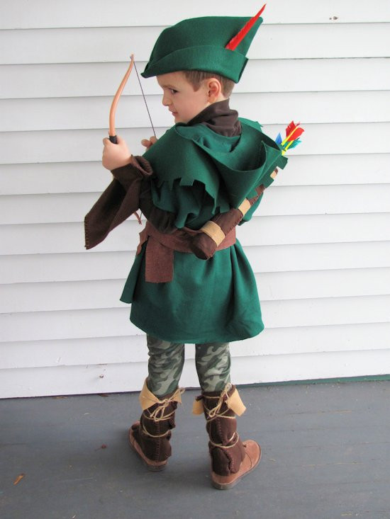 Robin Costume DIY
 DIY Handmade kids Robin Hood and Friar Tuck Halloween costumes