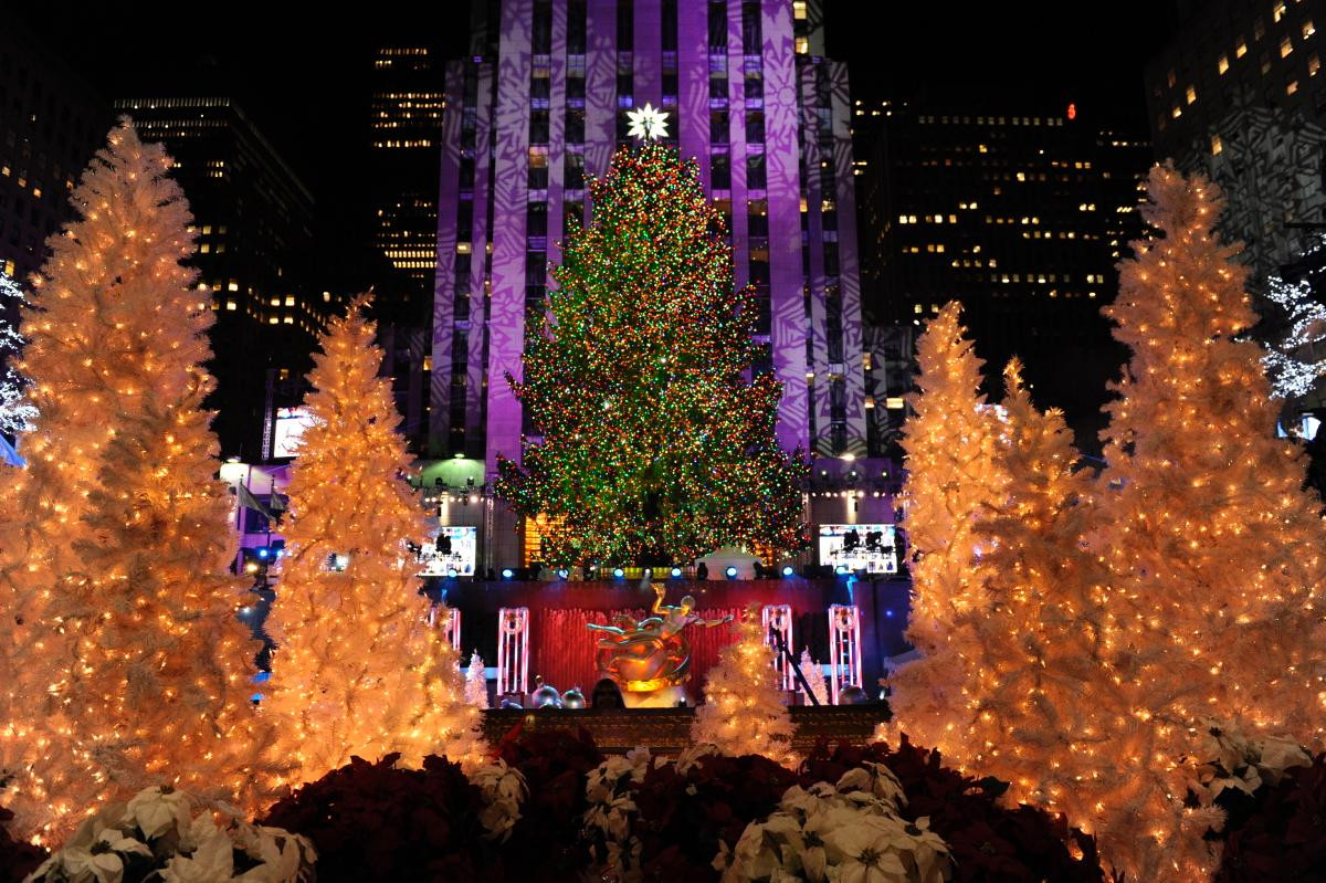 Rockefeller Christmas Tree Lighting
 Christmas in New York christmas tree in new york