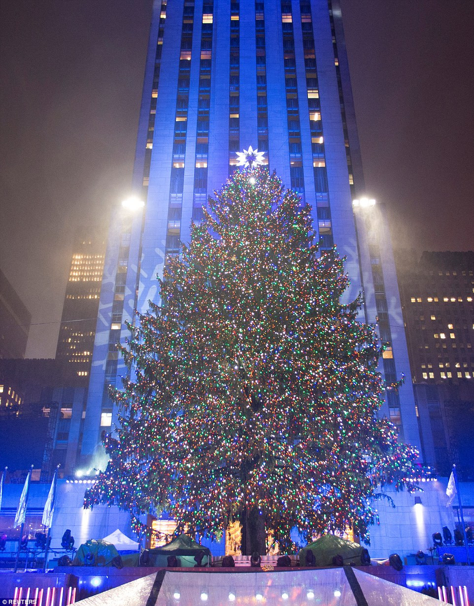 Rockefeller Christmas Tree Lighting
 Rockefeller Christmas tree lights up and officially kicks
