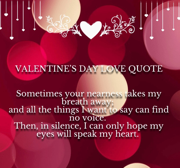 Romantic Valentine Quote
 Flirty & Feisty Romance Blog spice up your relationships