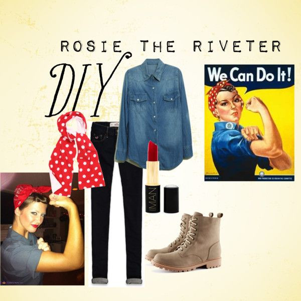 Rosie The Riveter Costume DIY
 25 best ideas about Rosie The Riveter Costume on