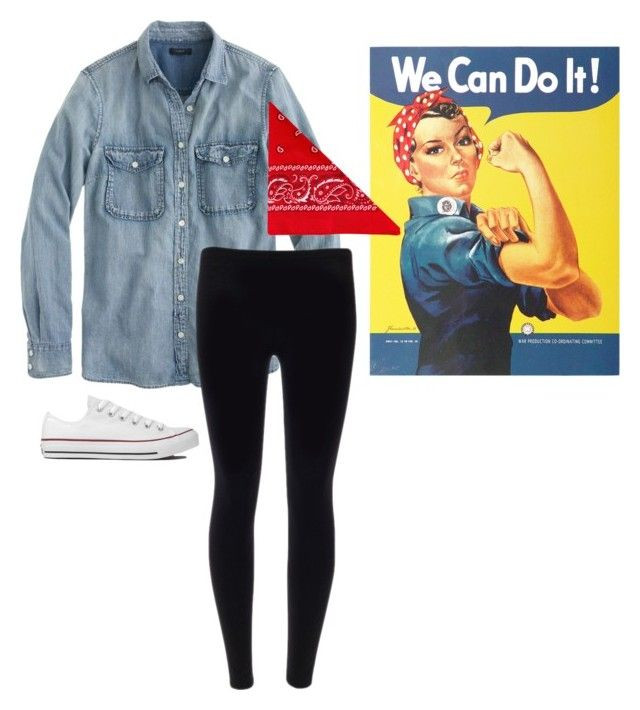 Rosie The Riveter Costume DIY
 "Halloween Costume Rosie the Riveter" by southernprep