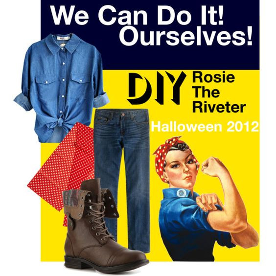 Rosie The Riveter Costume DIY
 Pinterest • The world’s catalog of ideas