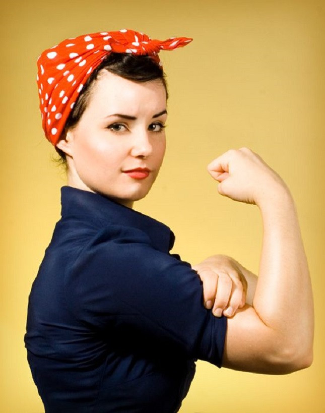 Rosie The Riveter Costume DIY
 Easy Last Minute Costumes for Your fice Halloween Party