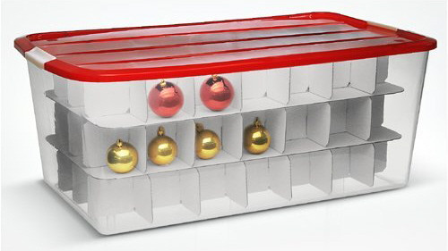 Rubbermaid Christmas Ornament Storage
 Christmas Storage & Organization Ideas