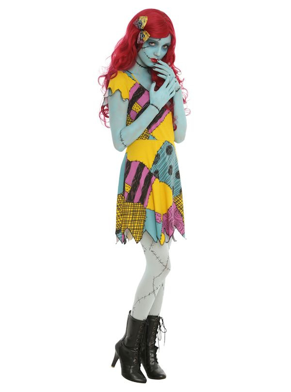 Sally Nightmare Before Christmas Costume DIY
 Nightmare Before Christmas Sally Cosplay Dress And Tights