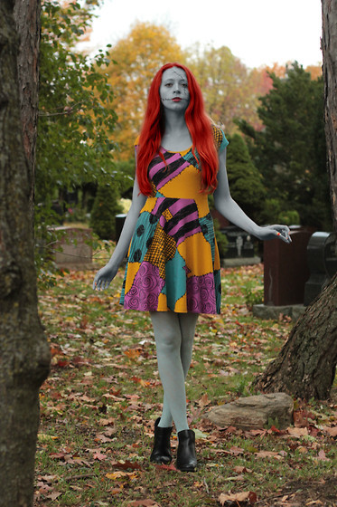 Sally Nightmare Before Christmas Costume DIY
 DIY Halloween Costumes nataliastyle
