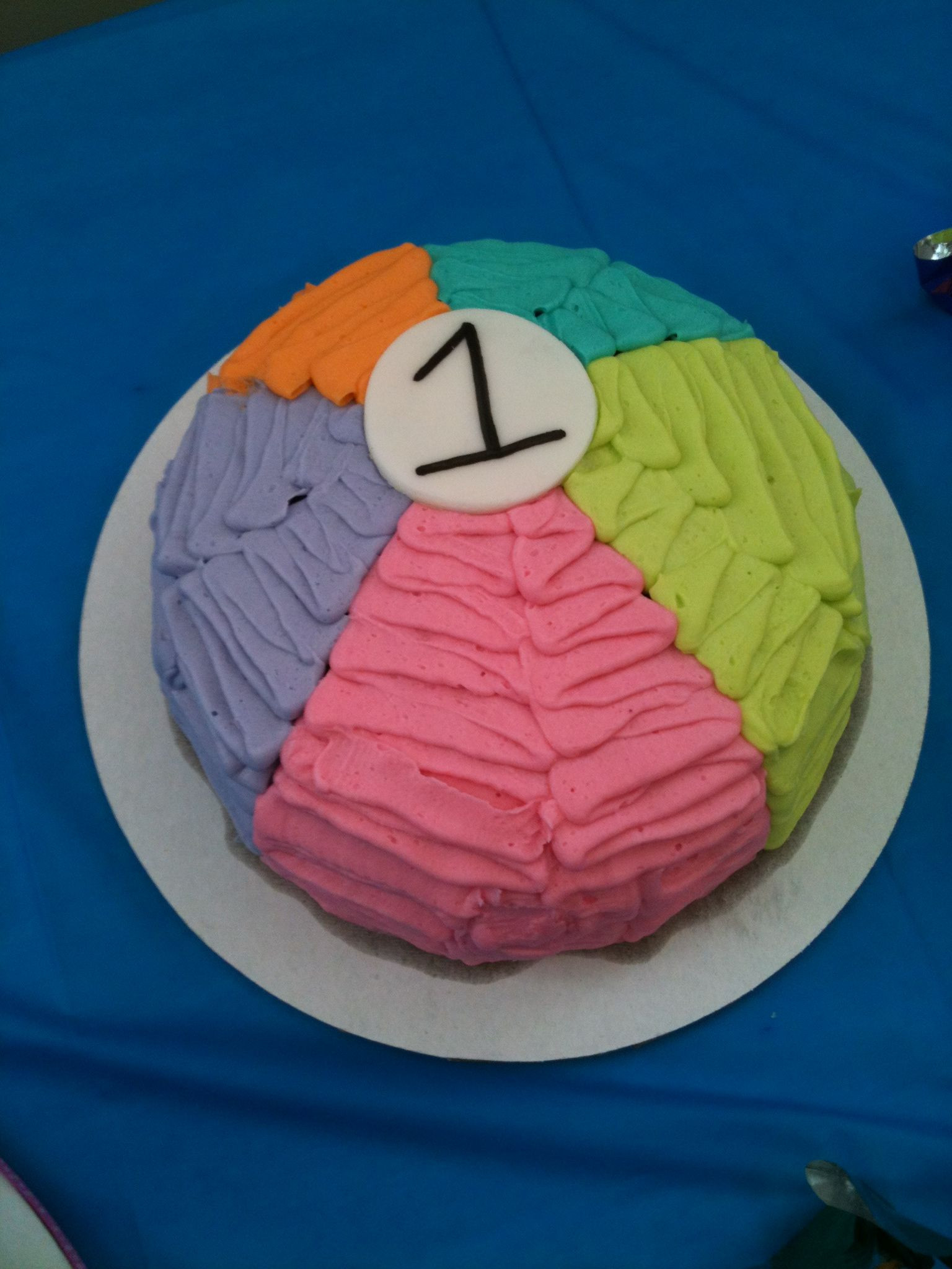 Samus Creampie Birthday Party
 Beach Ball Smash Cake for Niece 2 s First Birthday