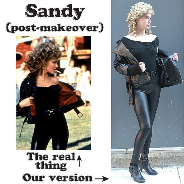 Sandy Grease Costume DIY
 Sandy DIY Halloween costume Grease