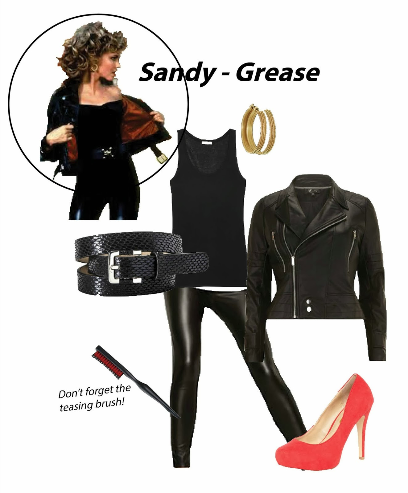 Sandy Grease Costume DIY
 Last Minute DIY Halloween s