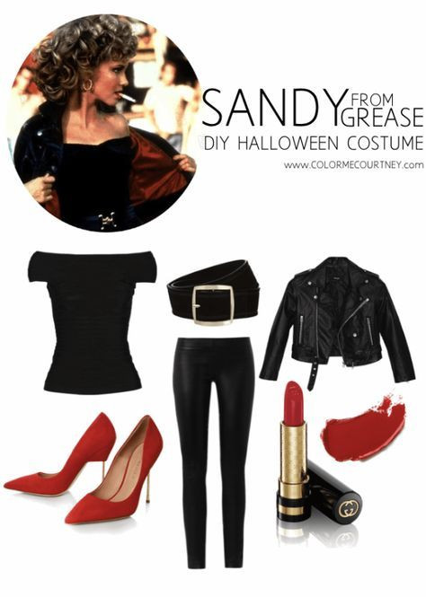 Sandy Grease Costume DIY
 SANDY GREASE SANDY DIY HALLOWEEN COSTUME SANDY FROM GREASE