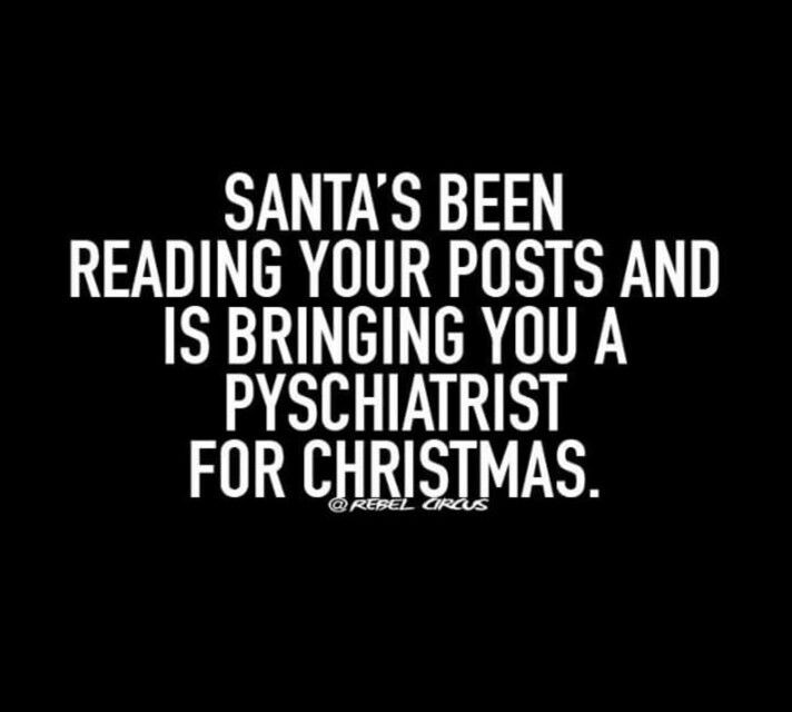 Sarcastic Christmas Quotes
 Instagram rebelcircusquotes and possibly some wine