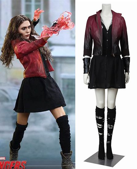 Scarlet Witch Costume DIY
 Scarlet Witch The Avengers Age of Ultron Cosplay Costume