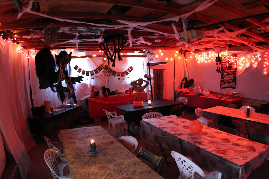 Scary Halloween Party Ideas For Adults
 Garage halloween decoration daveynin