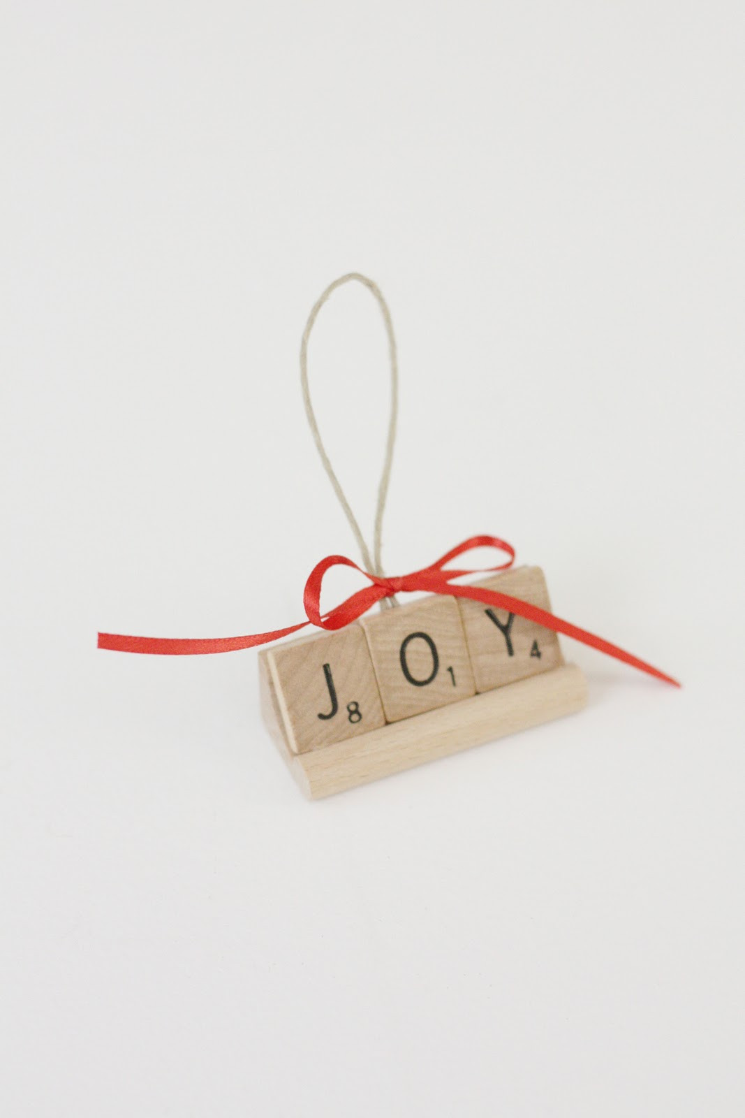 Scrabble Tile Christmas Ornaments
 our daily obsessions Christmas scrabble ornament