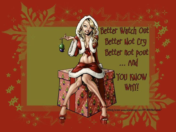 Sexy Christmas Quotes
 y Christmas Wallpaper santa by M I SJunkviantart
