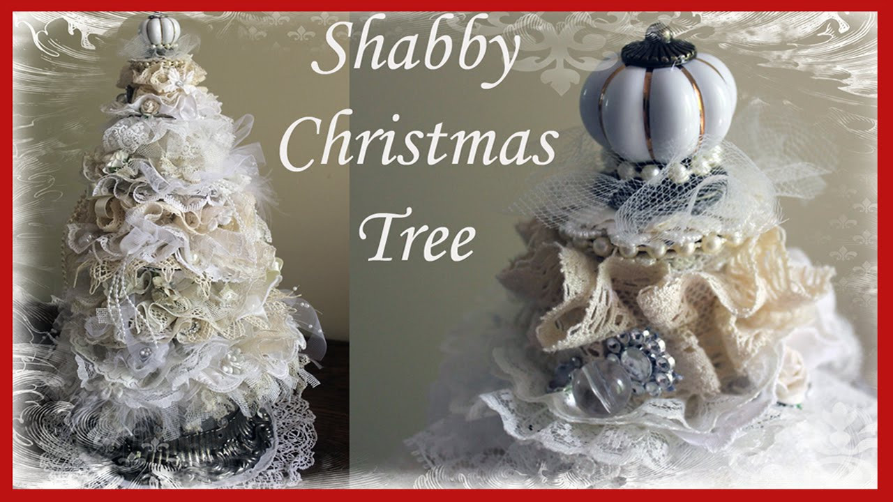 Shabby Chic Christmas Tree
 Shabby Chic Christmas Tree Tutorial 1