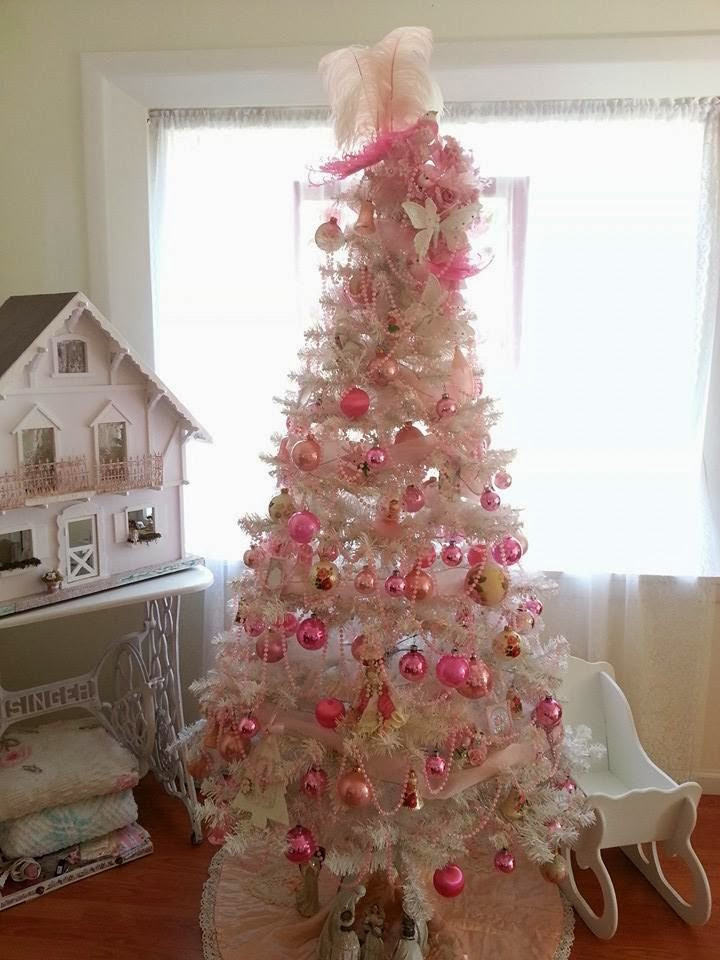 Shabby Chic Christmas Tree
 Olivia s Romantic Home Shabby Chic Pink Christmas
