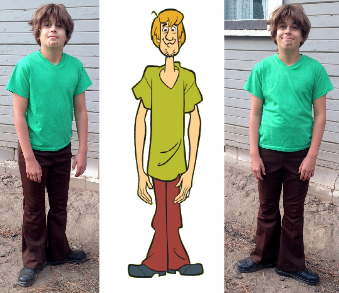 Shaggy Costume DIY
 The DIY shaggy costume I made for my brother We all