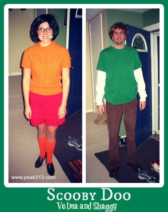 Shaggy Costume DIY
 "Velma and Shaggy" Costume peak313