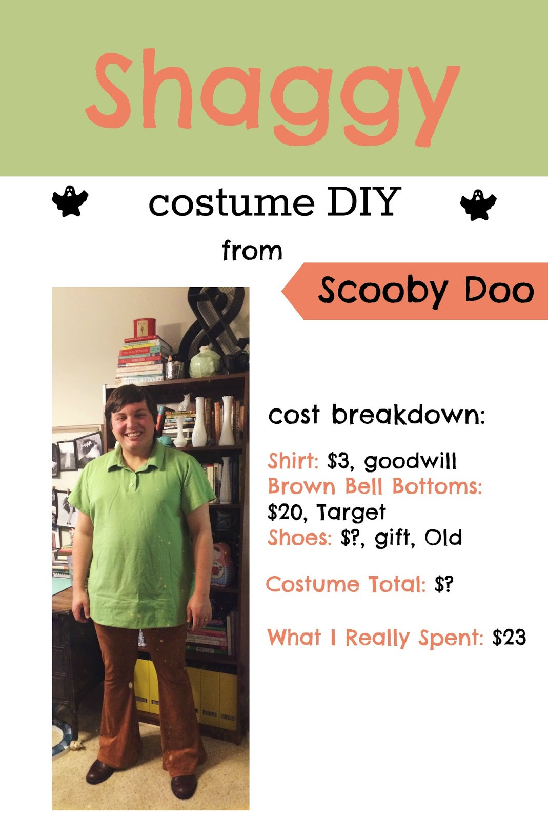 Shaggy Costume DIY
 My Favorite Things Velma & Shaggy Costume Tutorial DIY