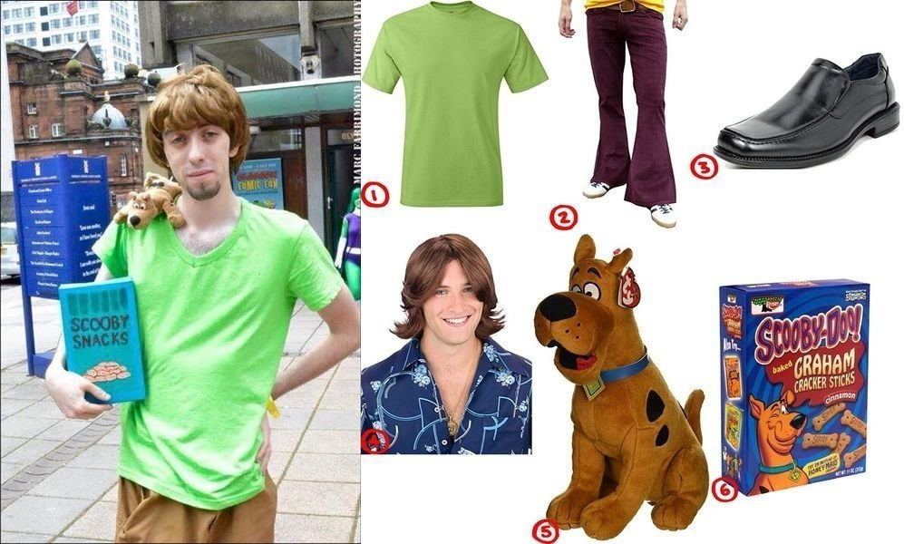 Shaggy Costume DIY
 Dress Like Shaggy Rogers from Scooby Doo Costume for