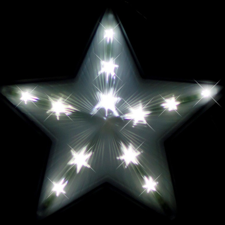 Shooting Star Christmas Lights Outdoor
 48cm WHITE LED Flashing DIGITAL Shooting STAR Outdoor