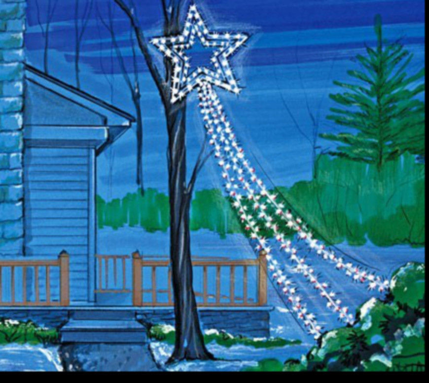 Shooting Star Christmas Lights Outdoor
 NEW SHOOTING STAR OUTDOOR LIGHT CHRISTMAS HOLIDAY DECOR