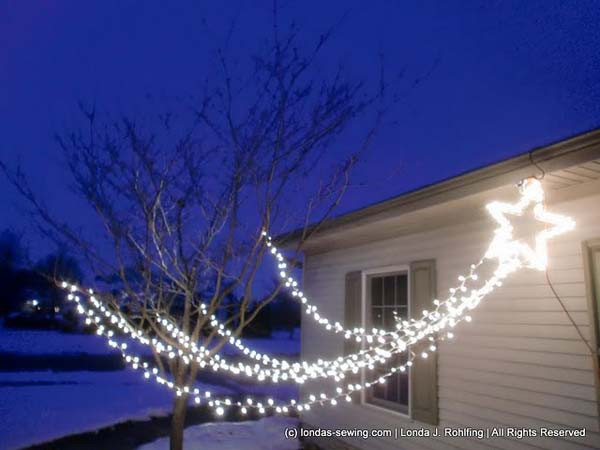 Shooting Star Christmas Lights Outdoor
 Top 46 Outdoor Christmas Lighting Ideas Illuminate The