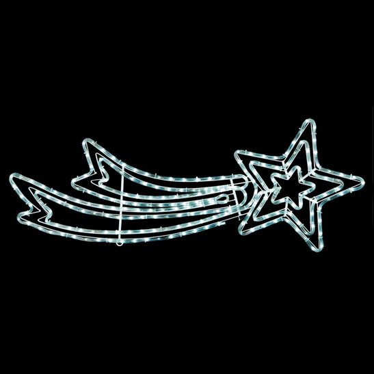 Shooting Star Christmas Lights Outdoor
 116cm LED Shooting Star Silhouette with Twinkle