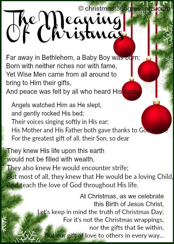 Short Religious Christmas Quotes
 Best 25 Christmas poems ideas on Pinterest