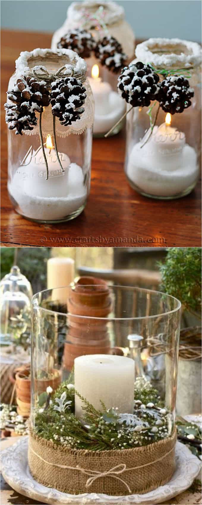 Simple Christmas Table Decorations
 27 Gorgeous DIY Thanksgiving & Christmas Table Decorations