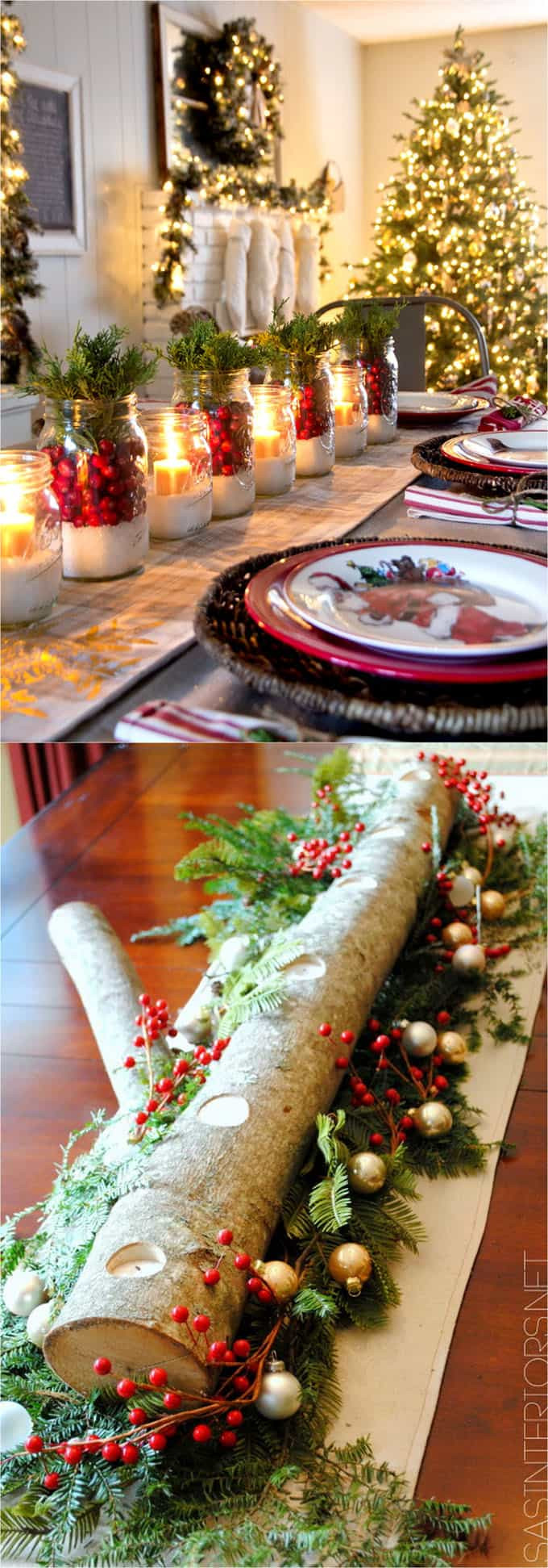 Simple Christmas Table Decorations
 27 Gorgeous DIY Thanksgiving & Christmas Table Decorations