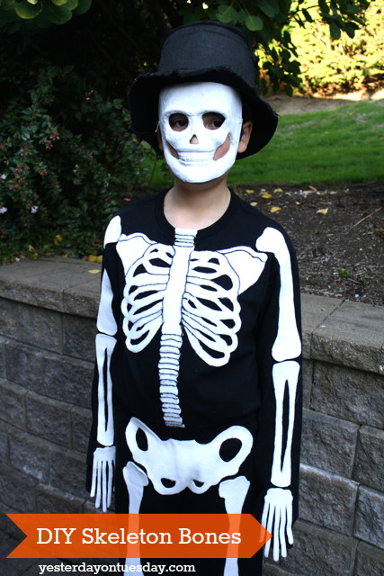 Skeleton Costume DIY
 DIY Skeleton Costume